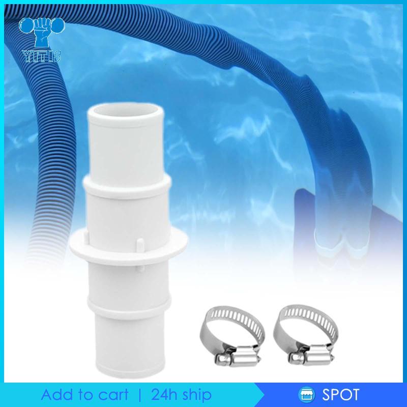 [Yitis] 2 Peças Piscina Mangueira Conector Adaptador De Acoplamento Substituição De Borracha Flexível Acessórios Plug An