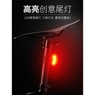 Luz traseira da bicicleta montanha estrada noite equitação luz destaque Strobe luz de advertência segurança acessórios d