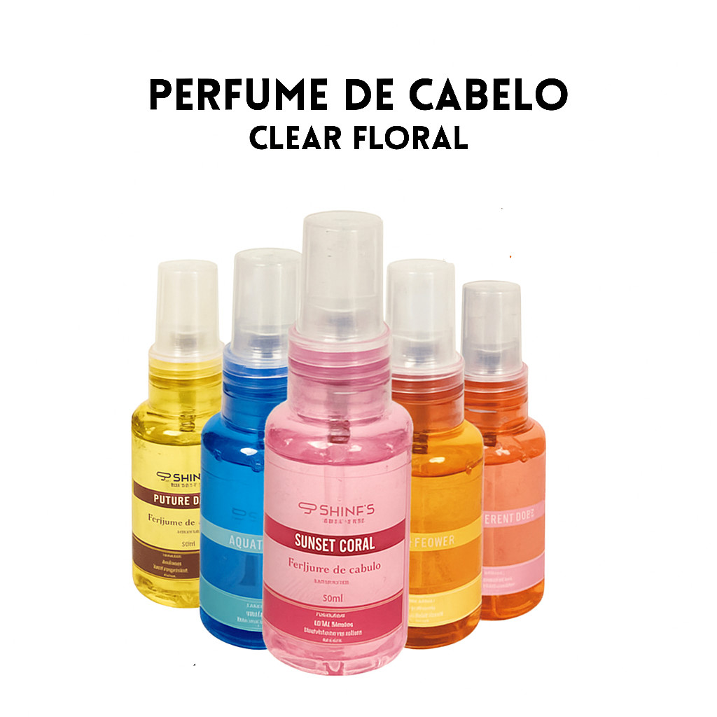 Shine's Perfume de Cabelo Sem Álcool 30ml cada em Oferta na Shopee