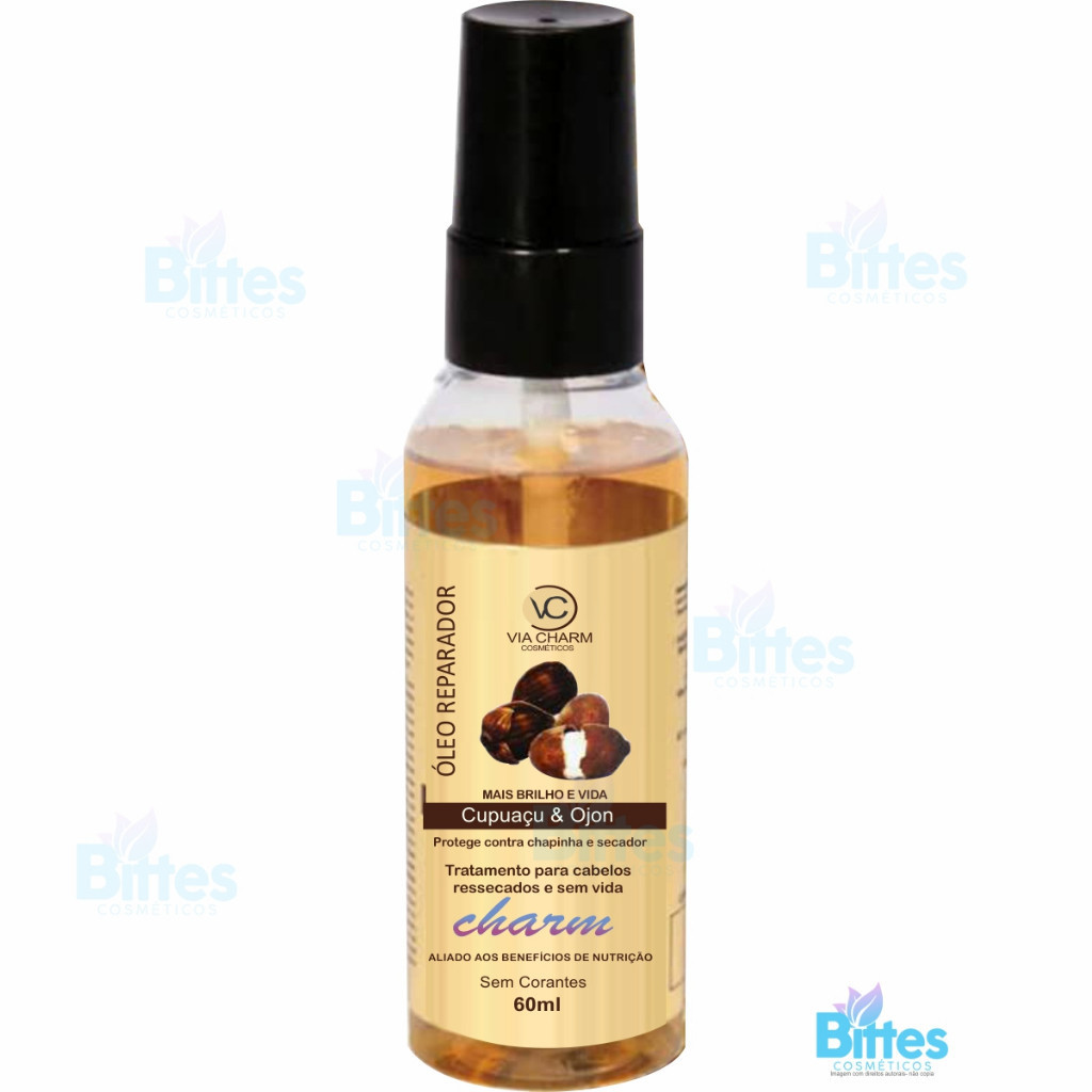 ÓLEO REPARADOR DE PONTAS  DE CUPUAÇU E OJON VC COSMÉTICOS PROTEÇÃO TÉRMICA