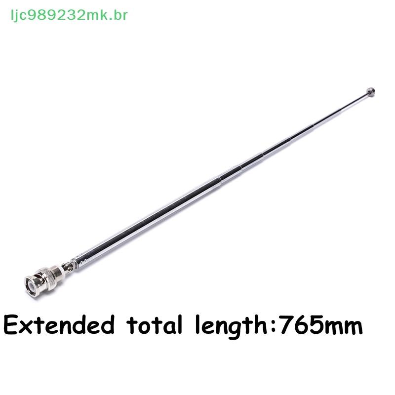 [MYBR] Antena Telescópica De 765 Mm Q9 BNC Conector Scanner De Rádio FM Portátil VHF UHF TW [WELL]