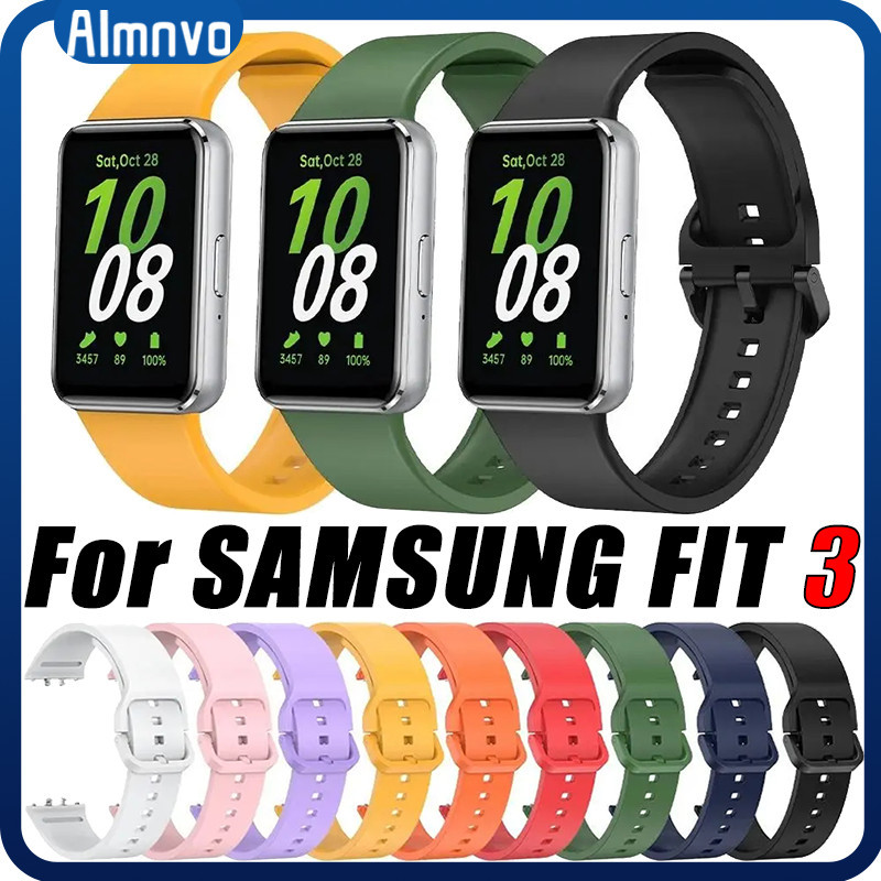Pulseira De Silicone Esportes Para Relógio Smartwatch Samsung Galaxy Fit 3 Samsung Fit 3 Strap Acessórios