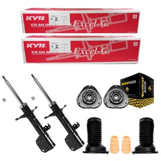 PAR AMORTECEDOR DIANTEIRO COROLLA 2009 ATÉ 2014 + KIT COMPLETO C/ COXIM AXIOS em Oferta na Shopee