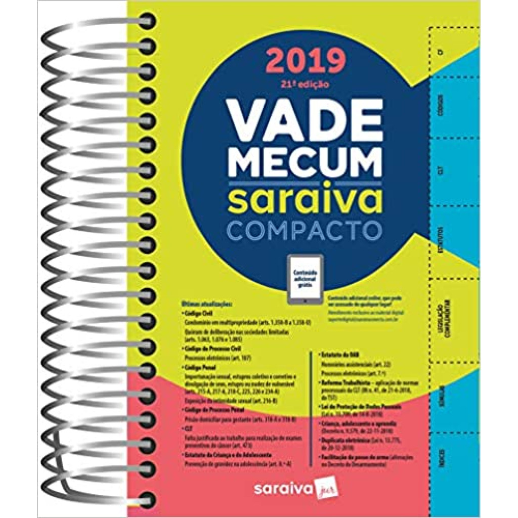 Vade Mecum compacto - 21ª edição de 2019