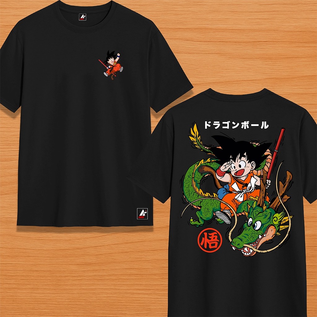 Camiseta Streetwear Masculina Feminina camisa 100% Algodão Estampada GOKU CRIANÇA ANIME DRAGON BALL em Oferta na Shopee