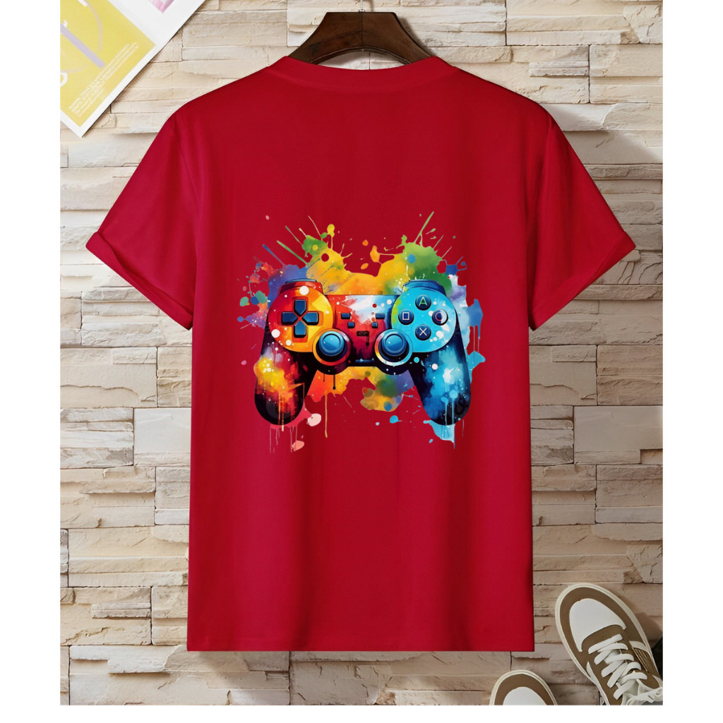 Camiseta Infantil Gamer 100% algodão, Camisa para criança Geek,  Camisa Juvenil Csual camiseta gamer