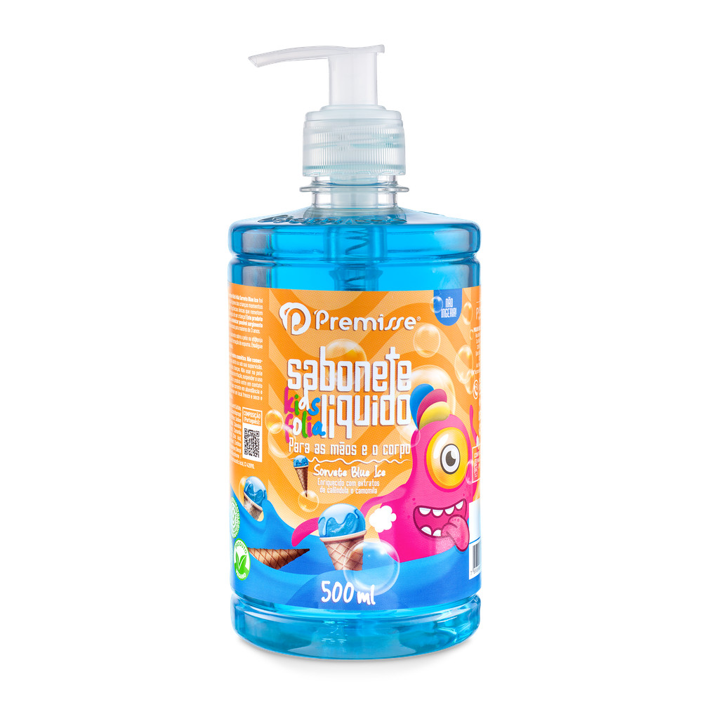 Sabonete Líquido Kids Sorvete Blue Ice 500ml - Premisse