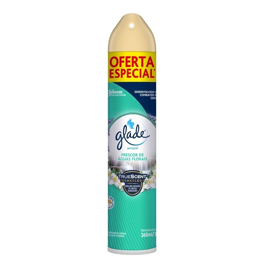 Desodorizador Glade Aerossol Frescor de Águas Florais 360ml Oferta Especial em Oferta na Shopee