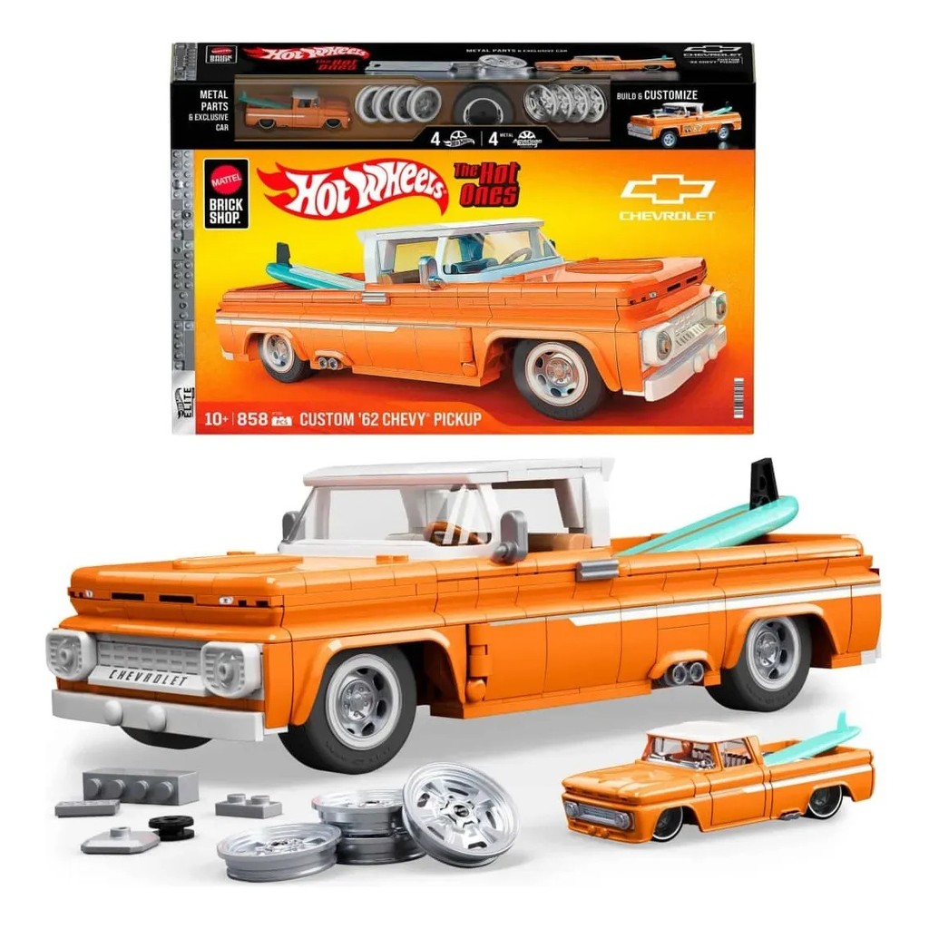 Hot Wheels - Brick Shop Chevy 1962 Personalizada - Mattel