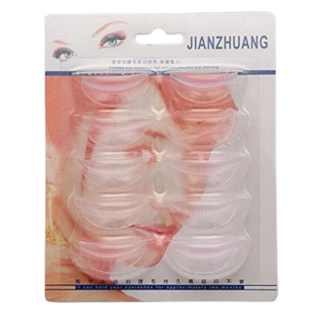Pads De Silicone P/ Lash Lifting Cílios 5 Pares Incolor