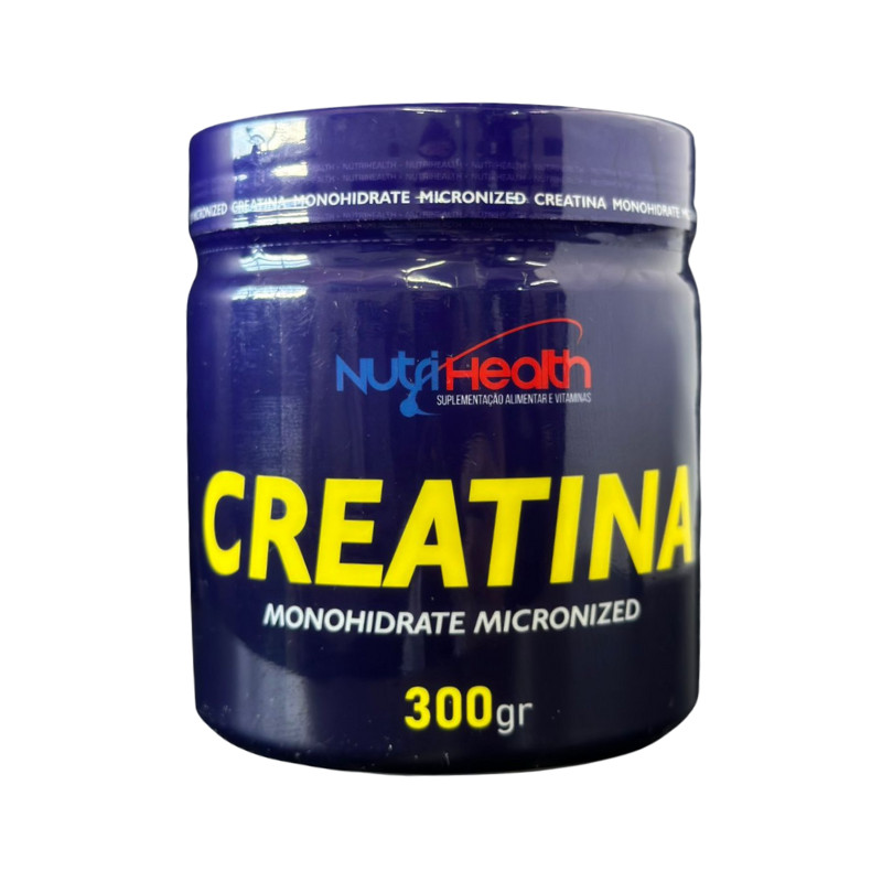 Creatina Monohidratada Micronizada Nutri Health 300g - Envio Rapido !