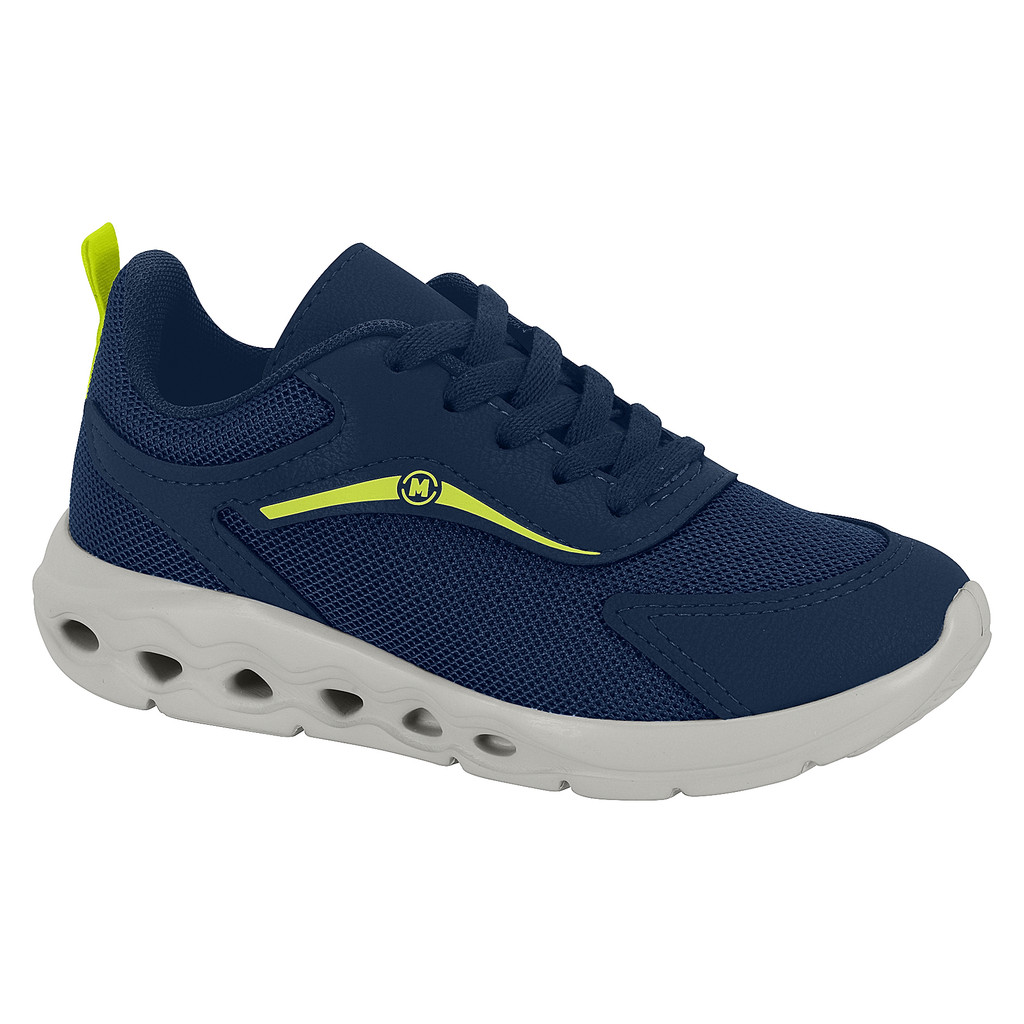 Tênis Infantil Menino Modelo Casual Esportivo Juvenil Com Cadarço Macio Confortável Molekinho Original