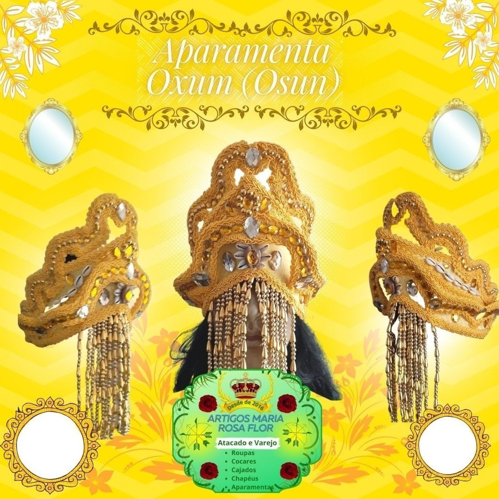 Atr Paramenta De Santo Oxum (personalizada Para Seu Orixá)