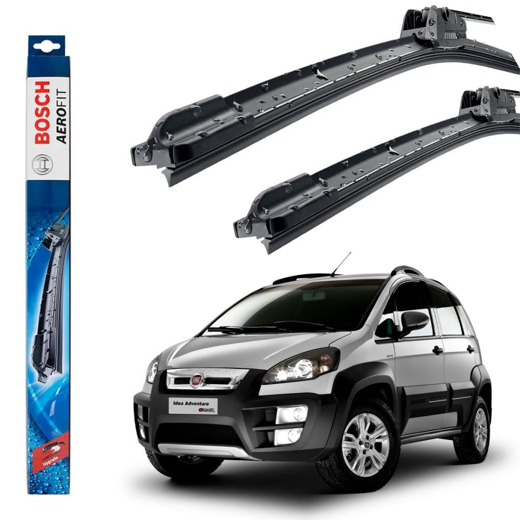 Jogo Par Kit de Palhetas Dianteiras Bosch Aerofit para Idea 2014 Até 2017 em Oferta na Shopee