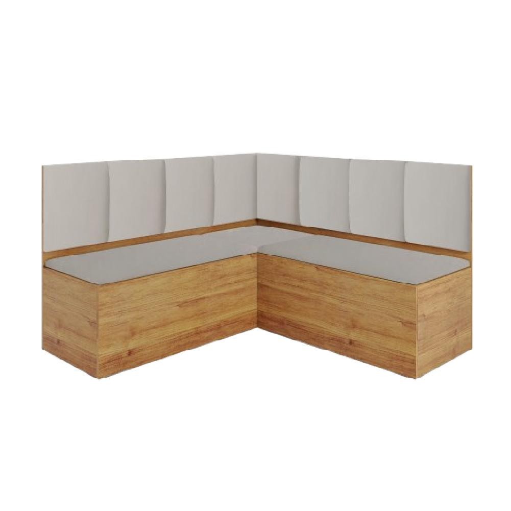 Canto Alemão com Baú Liebe Veludo Viero em Oferta na Shopee