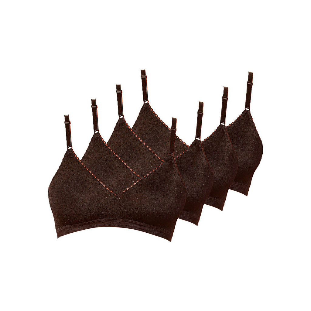 Kit com 4 Sutiãs sem Aro e sem Bojo Poás G Demillus 61411