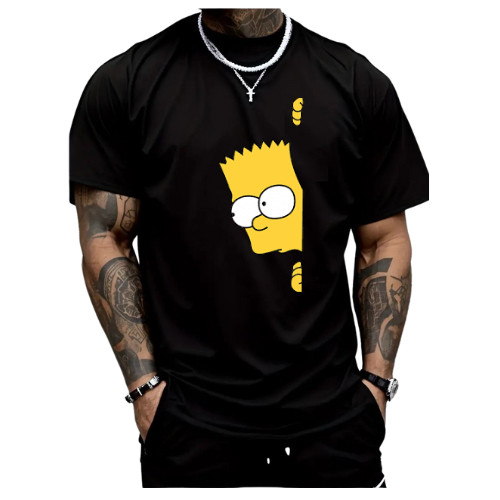 Camiseta Básica Estampada Desenho Unissex de Algodão Blusa Camisa Moda - Envio Imediato
