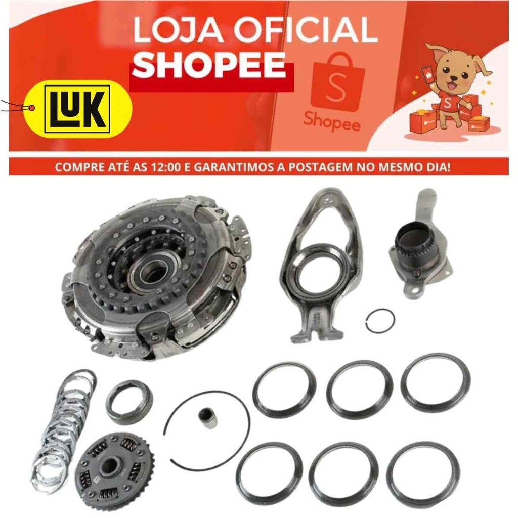 Kit Embreagem Dupla Dsg Original Luk A1 A3 1.4 TFSI Sport Back Golf Jetta motor EA211 122 140 150 cv
