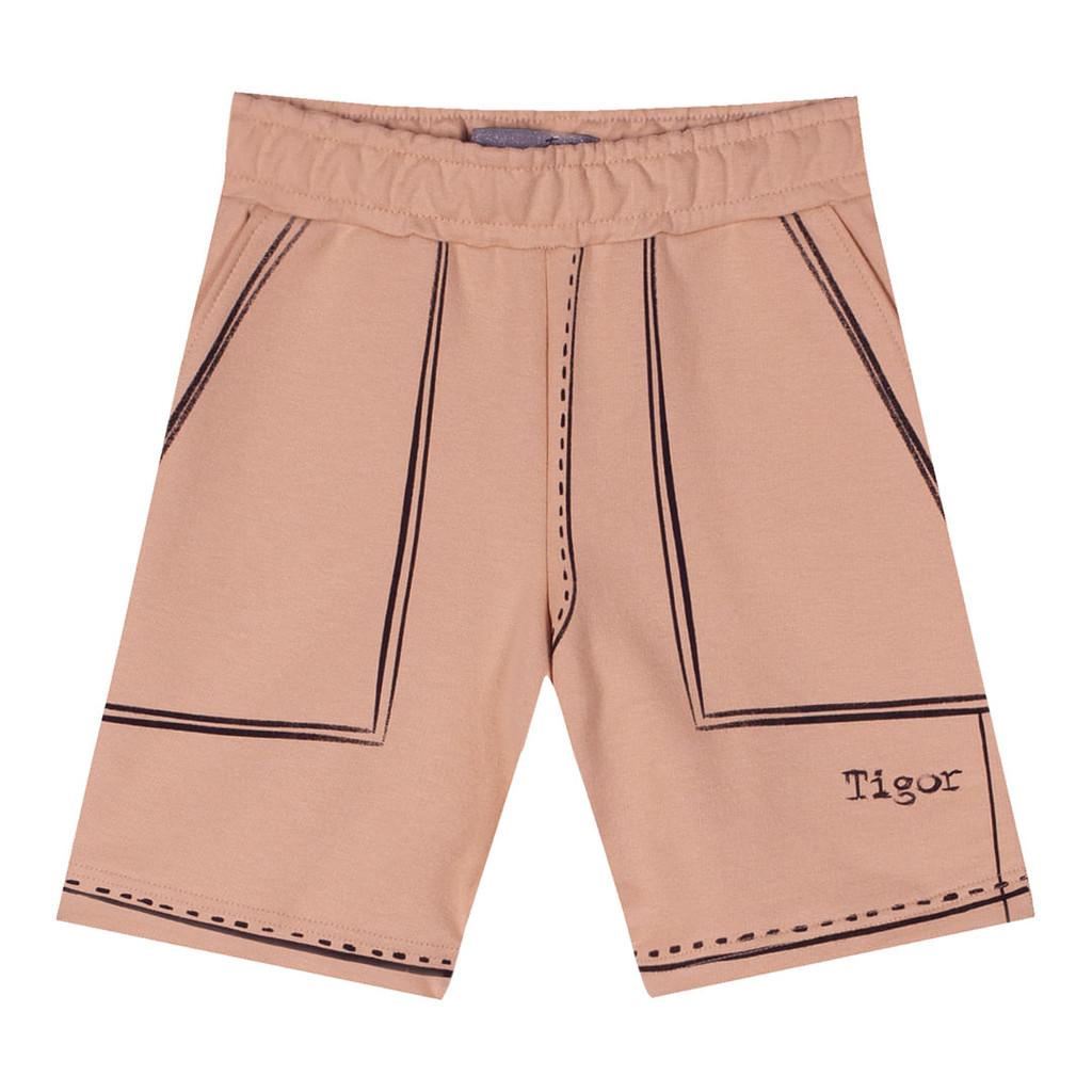 Bermuda Moletom Infantil Masculina Tigor T. Tigor
