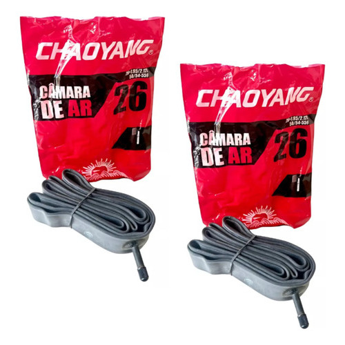 Par De Câmara Ar Aro 26x1.95 /2.125 Válvula Americana 33mm Tipo Da Válvula Schrader em Oferta na Shopee