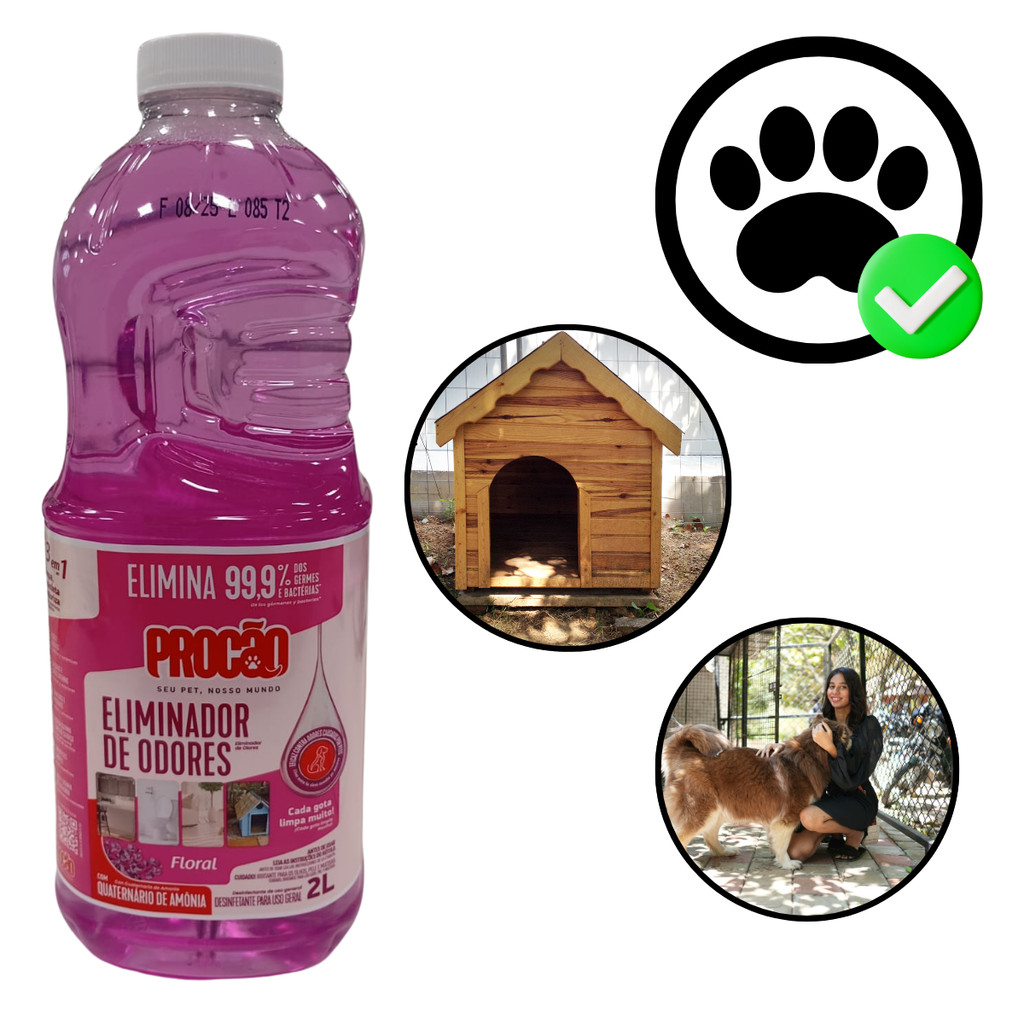 Desinfetante Aroma Floral Procao Eliminador de Odores 2L em Oferta na Shopee