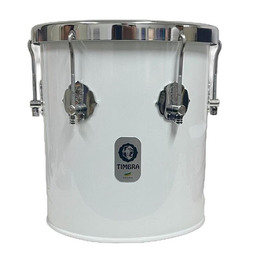 REPIQUE TIMBRA MAO 10X30CM BRANCO C/ARO CROMADO PELE LEITOSA 6AF
