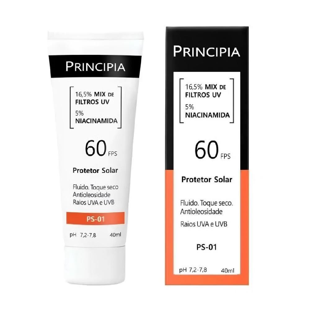 Protetor Solar Principia Com Niacinamida 16,5% Mix De Filtros Uv Fps 60 Com 40ML em Oferta na Shopee
