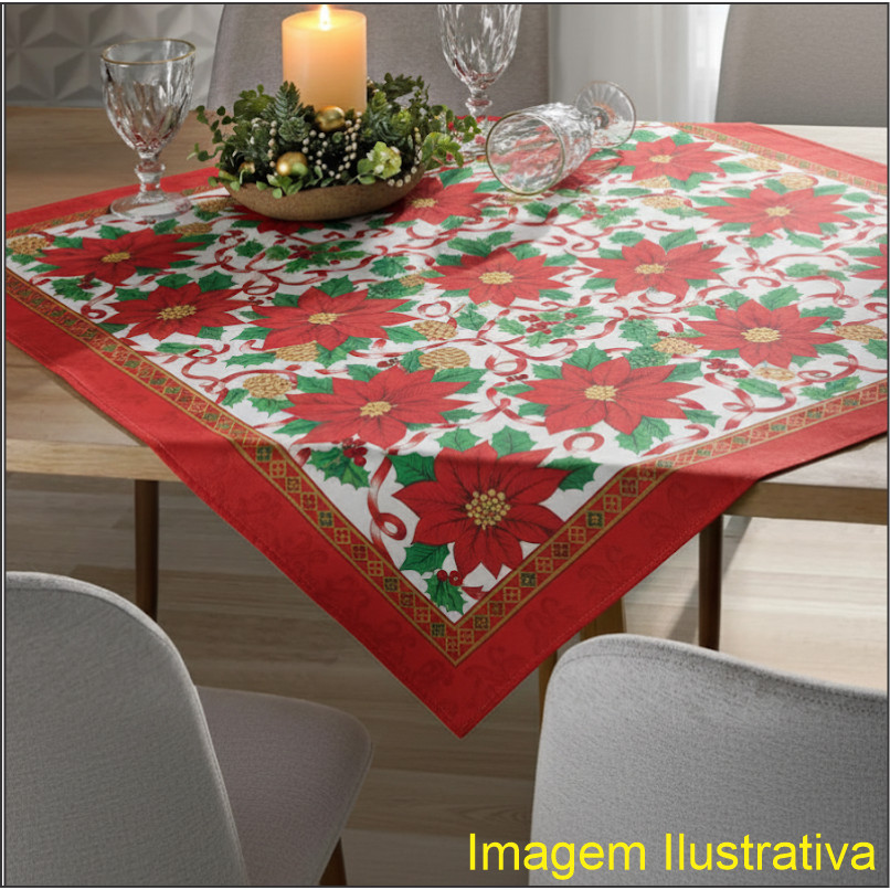 2 Toalha Chá 0,90x0,70 Oxford Premium Natal Mesa Posta Natalina Atacado Durável Noel Casa Decoração