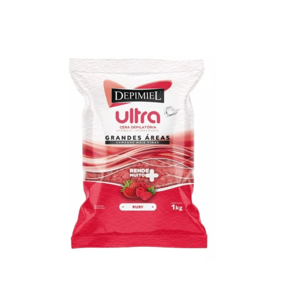 Cera Depilatória Depimiel Ultra Ruby 1000g em Oferta na Shopee