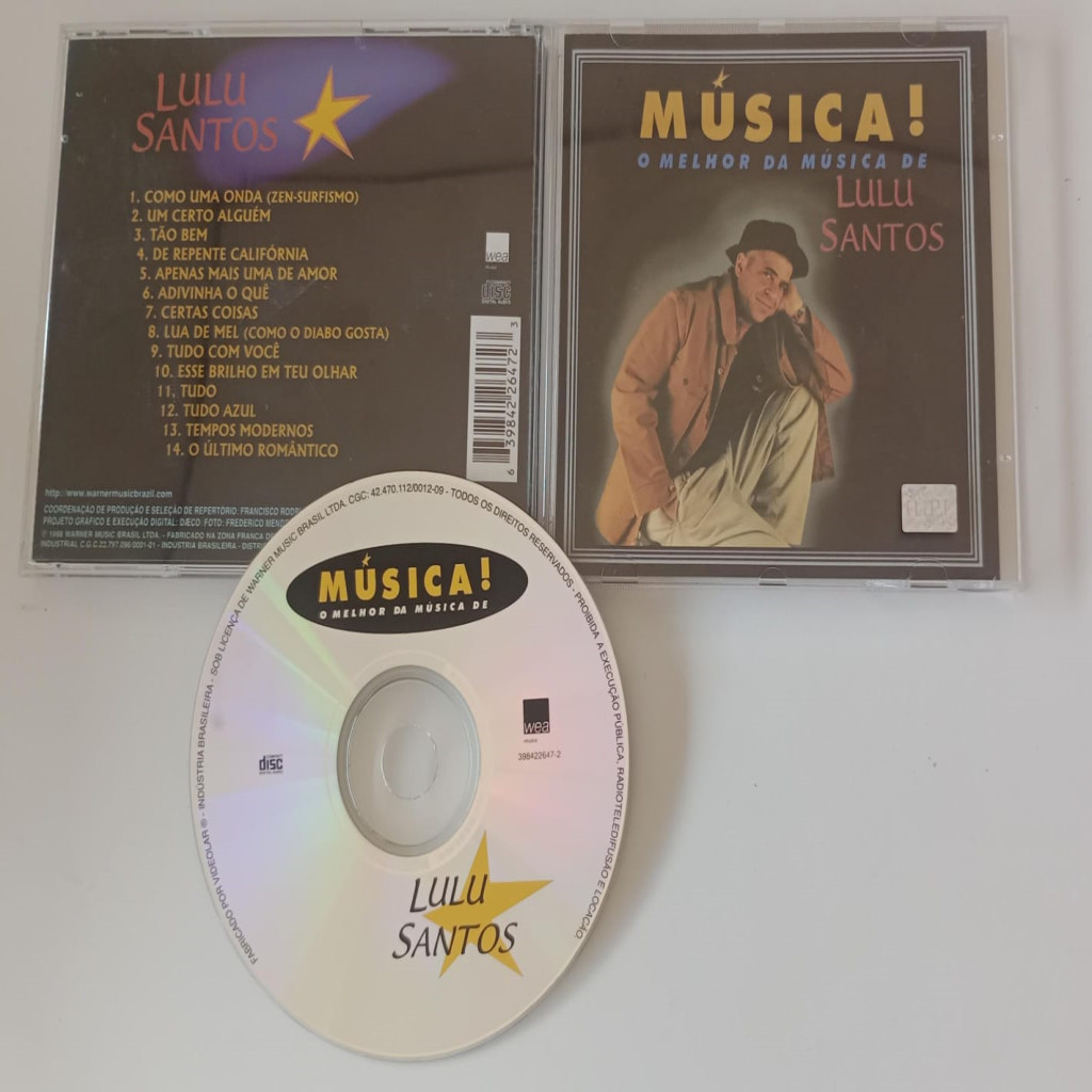 CD LULU SANTOS MÚSICA ! O MELHOR A MÚSICA DE LULU SANTOS
