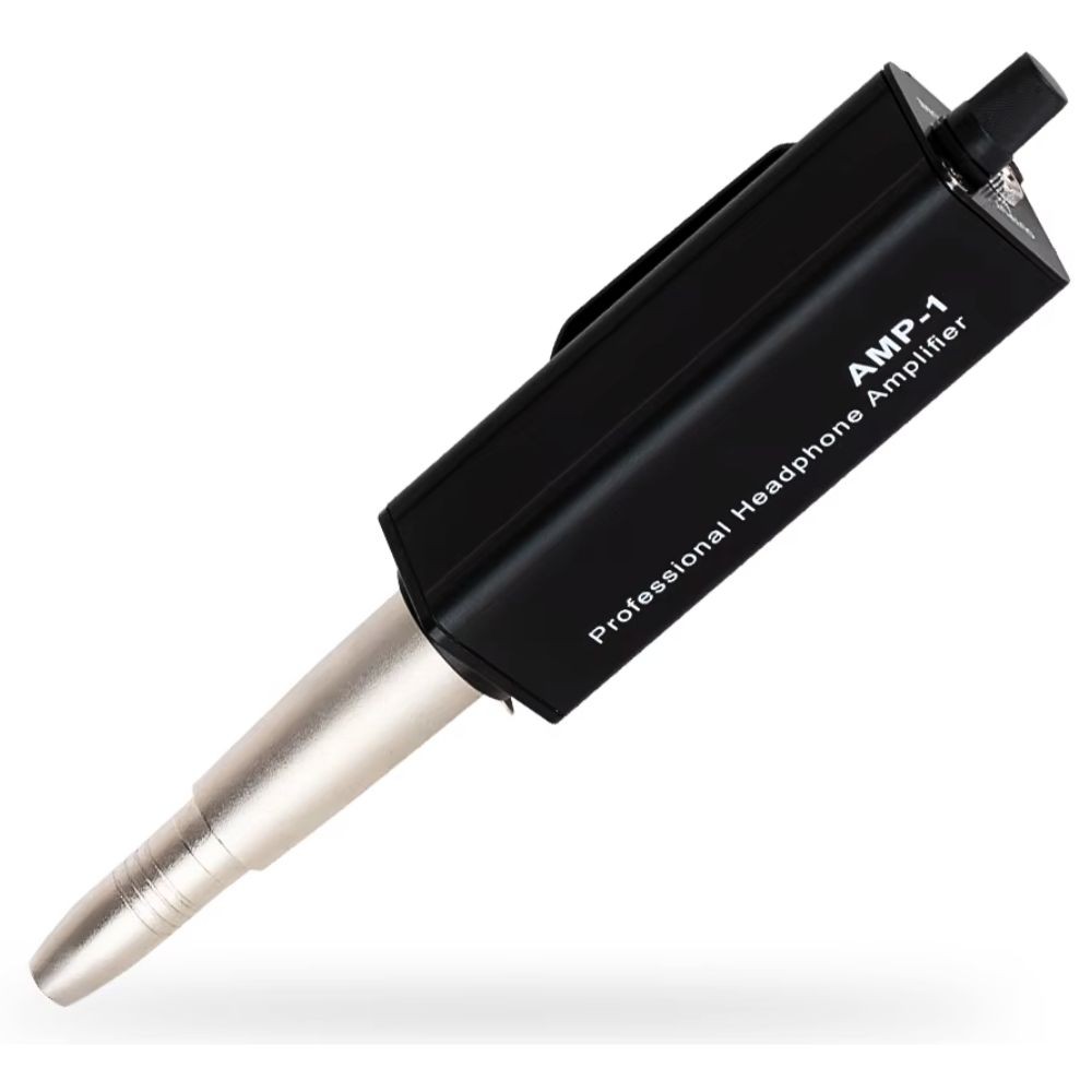 Amplificador de Fone MXA Power Phone AMP-1 – Retorno Portátil com Clip, XLR para 3,5 mm, Ideal para Palco e Estúdio