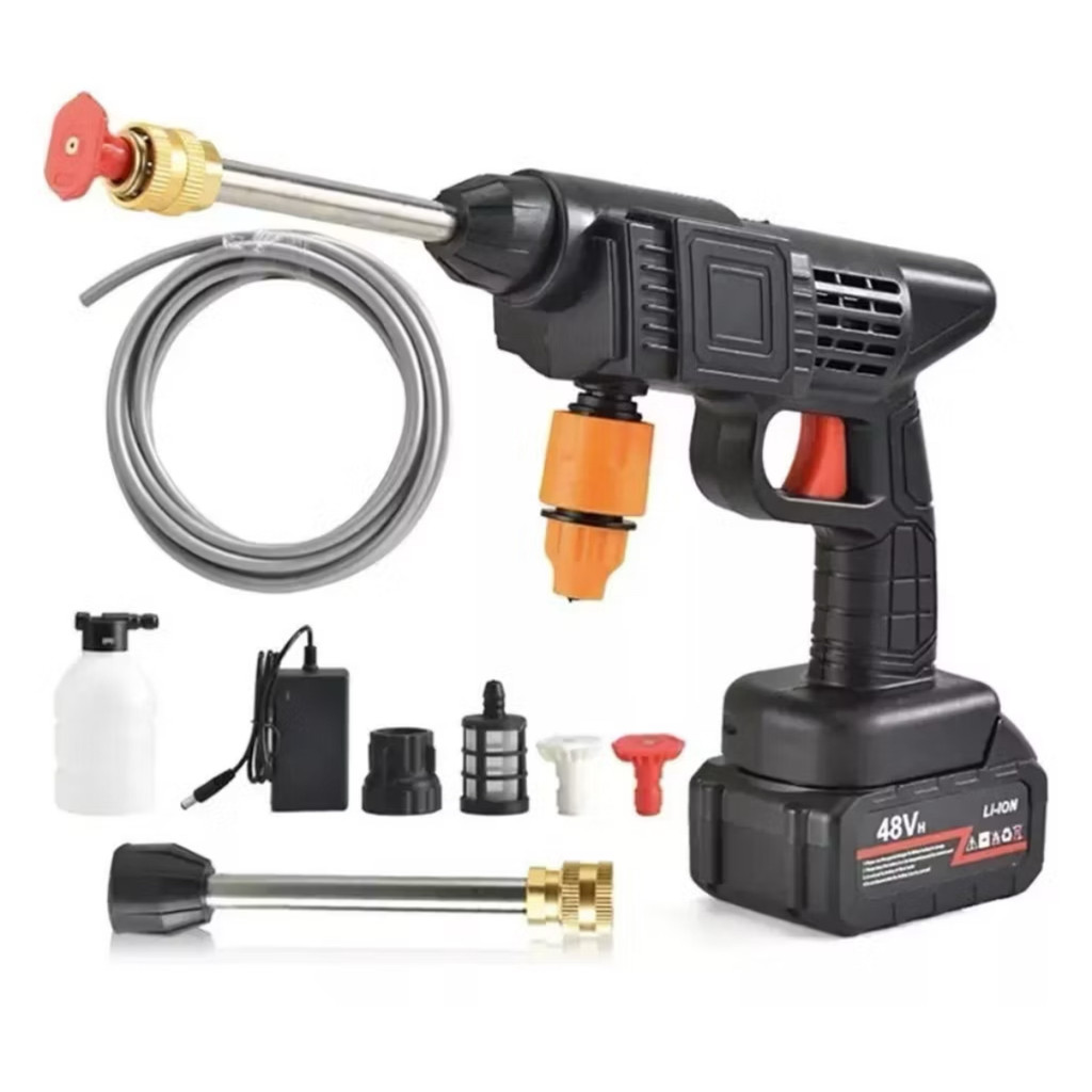 Lavadora Alta Pressão Lava Jato Portátil Recarregável Com Maleta e Acessórios Recarregável  NOVO2026 em Oferta na Shopee