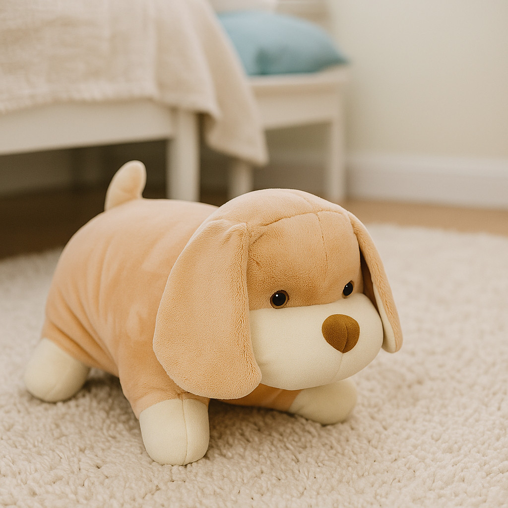 Travesseiro Almofada Para Bebê 55cm Cachorro Almofada Hipoalergênica Soft Macio Cachorro para Bebê