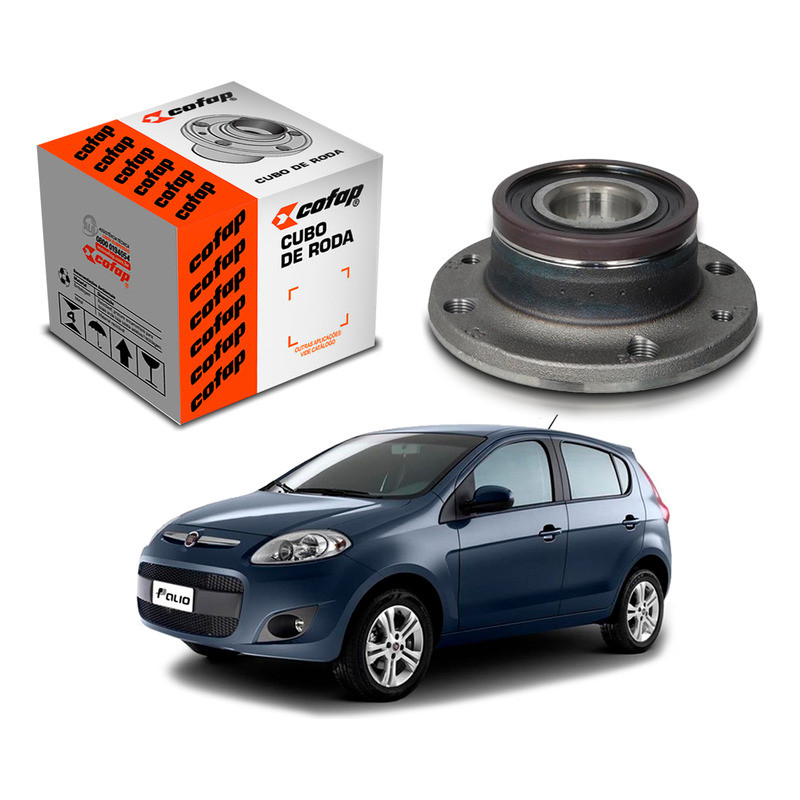 Cubo De Roda Traseiro Abs Novo Palio 1.0 1.4 1.6 2011 A 2017
