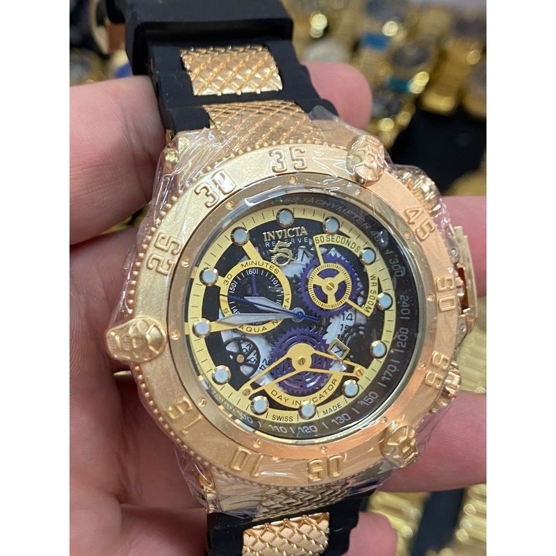 Relógio Invicta Subaqua Skeleton Noma 3 Masculino Luxo , com caixa