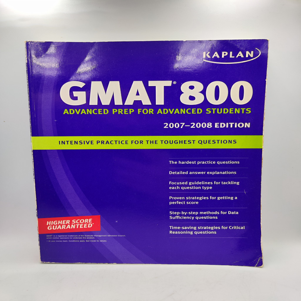 GMAT 800 - Advanced Prep For Advanced Students - 2007-2008 autor Kaplan