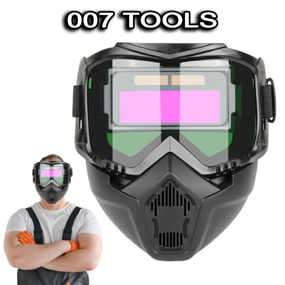 Capacete De Soldagem Automático Anti-reflexo Proteção Total