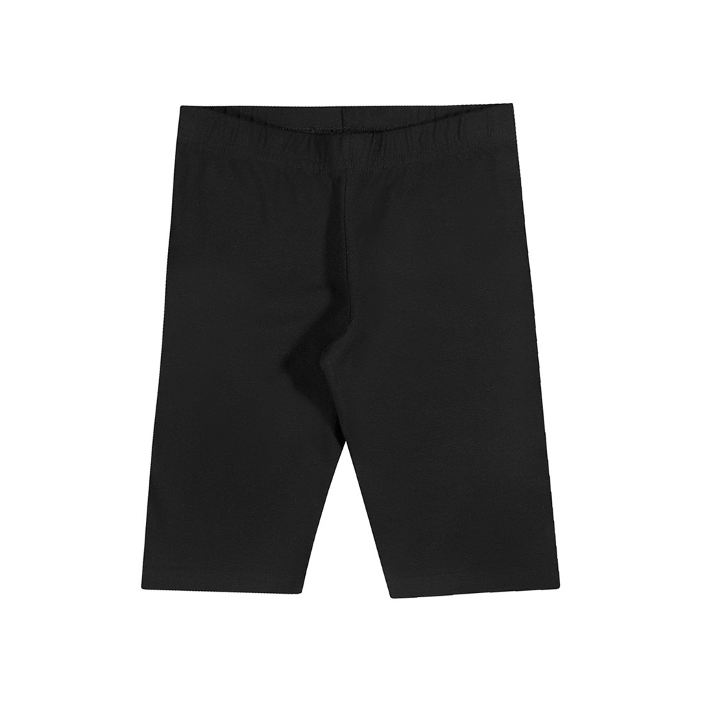 Bermuda Infantil Menina Ciclista Básica Elian Preto