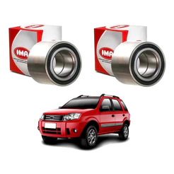 Par Rolamento Traseira Ecosport 1.6 2.0 2008 A 2012