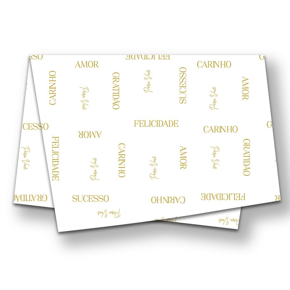 POLI SUJINHO DECORADO 49X69CM ESSENCIA BRANCO 50un - Embalagem elegante para presentes e floricultura.