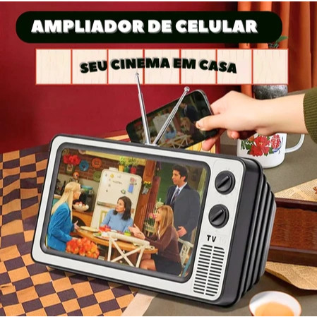 Ampliador De Tela 12 Polegadas Para Celular Imagem Em HD Experiência Cinematográfica em Oferta na Shopee