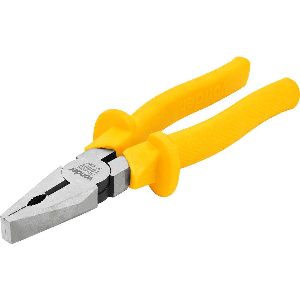 ALICATE UNIVERSAL 8" CROMO VANÁDIO COM ISOLAÇÃO ATÉ 1.000V VONDER em Oferta na Shopee