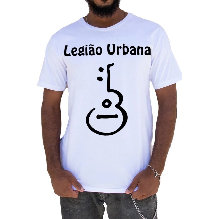 Camiseta legião Urbana branca UNISSEX TAMANHO G