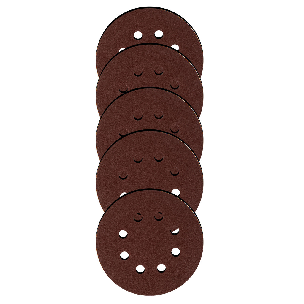 DISCO DE LIXA COM VELCRO, PERFURADO, GRAO 220, 125MM, 5 PCS // MTX em Oferta na Shopee
