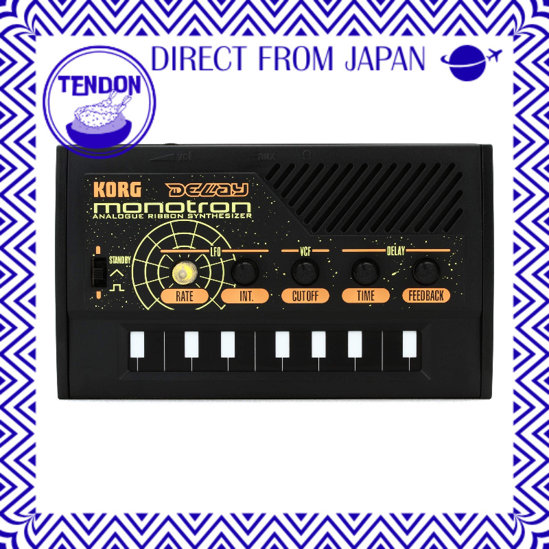 【DIRETO DO JAPÃO】KORG Sintetizador Analógico de Bolso monotron DELAY — monotron DELAY. Layout simples, ideal para