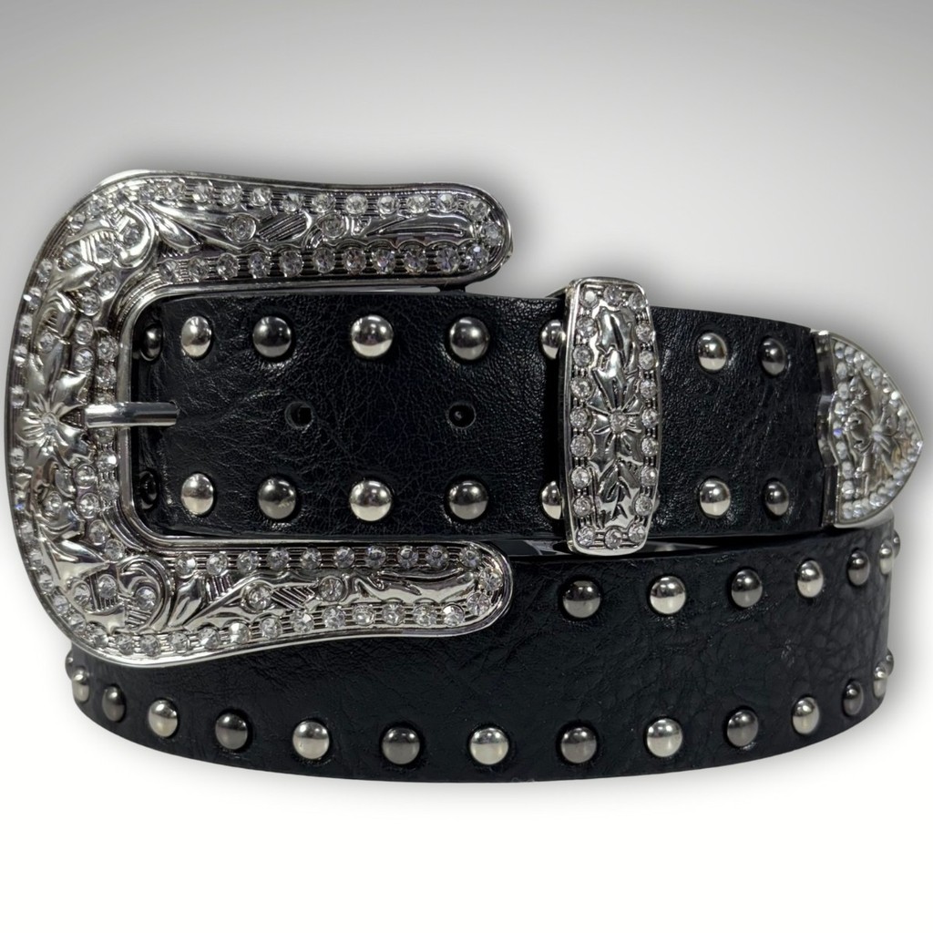 Cinto Country Feminino Com Fivela Country Pedraria Strass