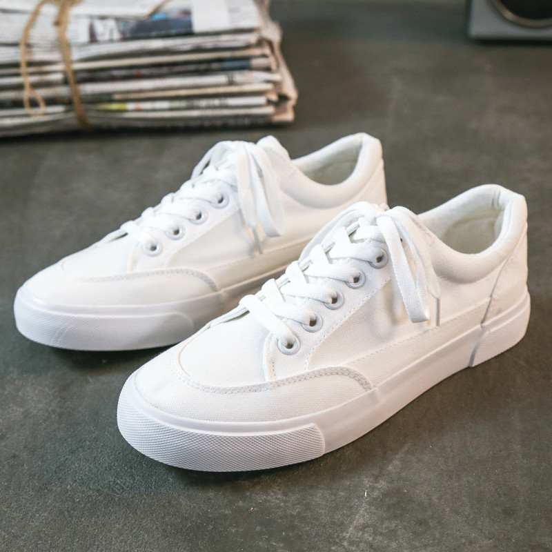 Sapatos masculinos na moda sapatos de verão sapatos de lona fina masculino baixo-Top respirável All-Match básico sapatos