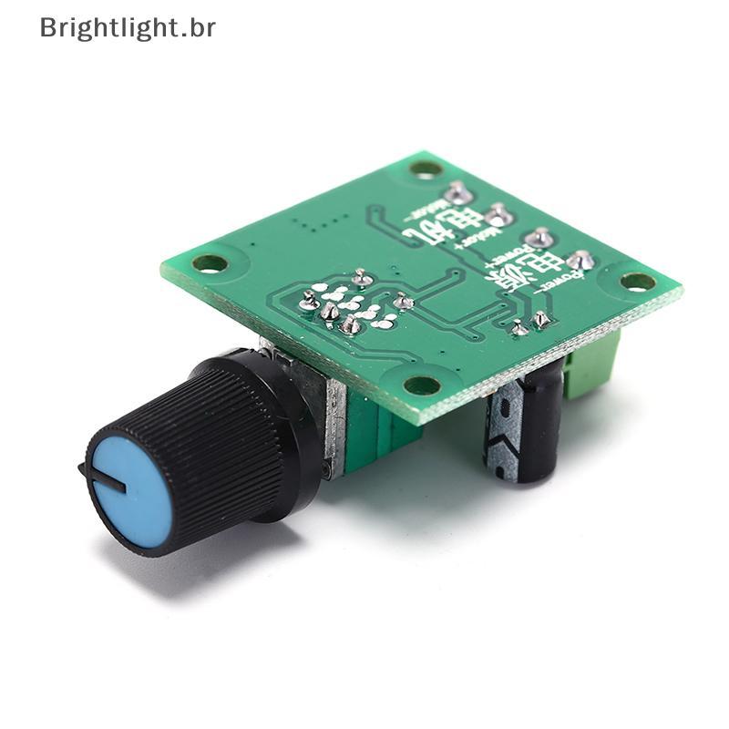 [brightlight.br] DC Novo 1.8V 3V 5V 6V 12V 2A Controlador De Velocidade Do Motor De Baixa Tensão PWM [BR]