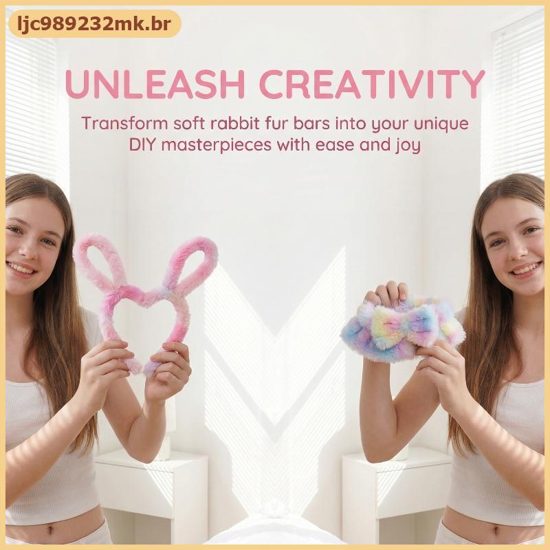 [MYBR] Conjunto De Torção De Pelúcia Fofa Sti Cor Gradiente Cordão Artesanal DIY Para Acessórios De Bonecas Presente E D