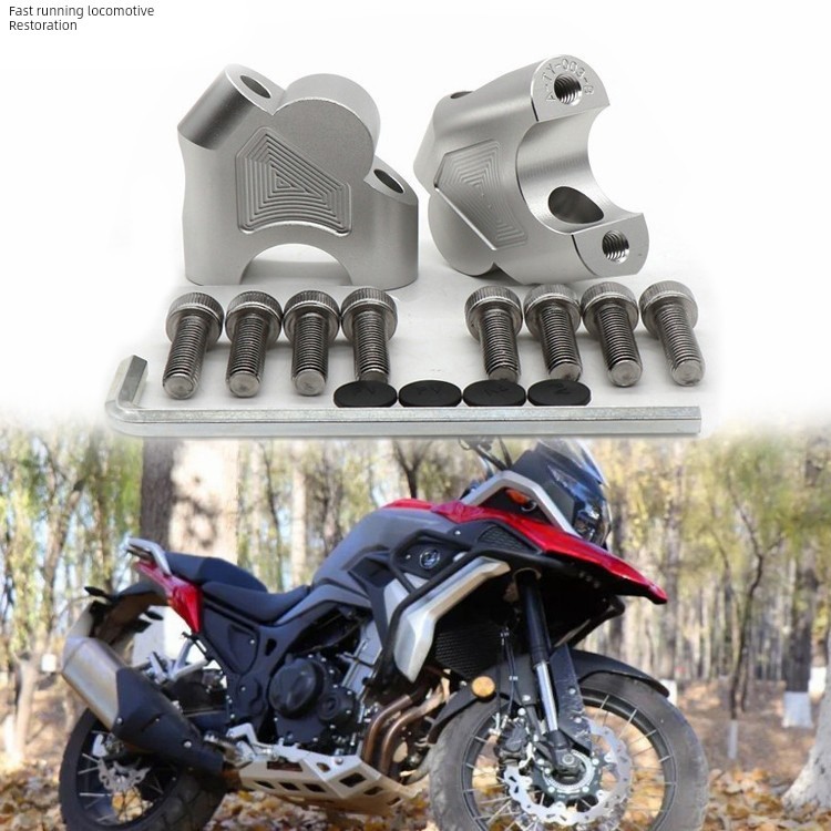 ✅ Aumento de Altura ✅ Alongador de Guidão Para Moto Motocicleta Excelle 400X 500X 525X 800X Torneira Aumentando Código R